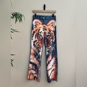 Y2K Tiger Print Pants